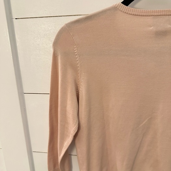 INC Vintage Deadstock Silk beaded floral crop pink woman clueless cardigan NWT M - Picture 12 of 14